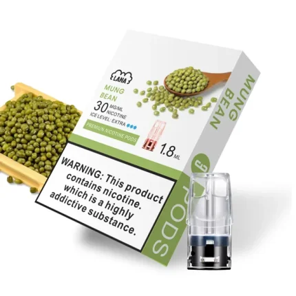 綠豆｜Lanavape Pod LANA 1st Generation Transparent Pod Green Bean Ice