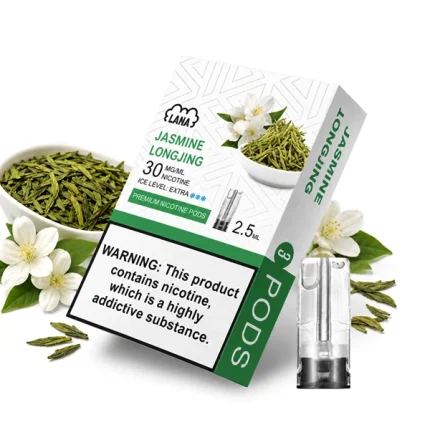 電子煙煙彈 LANA一代透明菸彈 茉莉龍井
