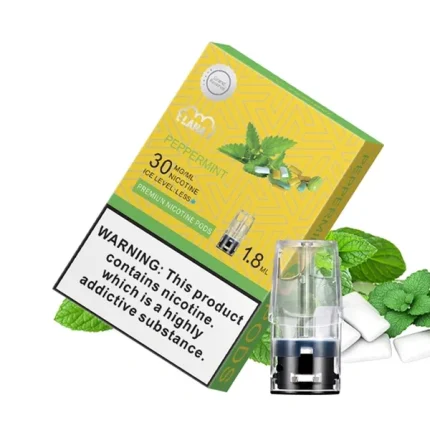 電子煙煙彈 LANA一代透明菸彈 薄荷口香糖